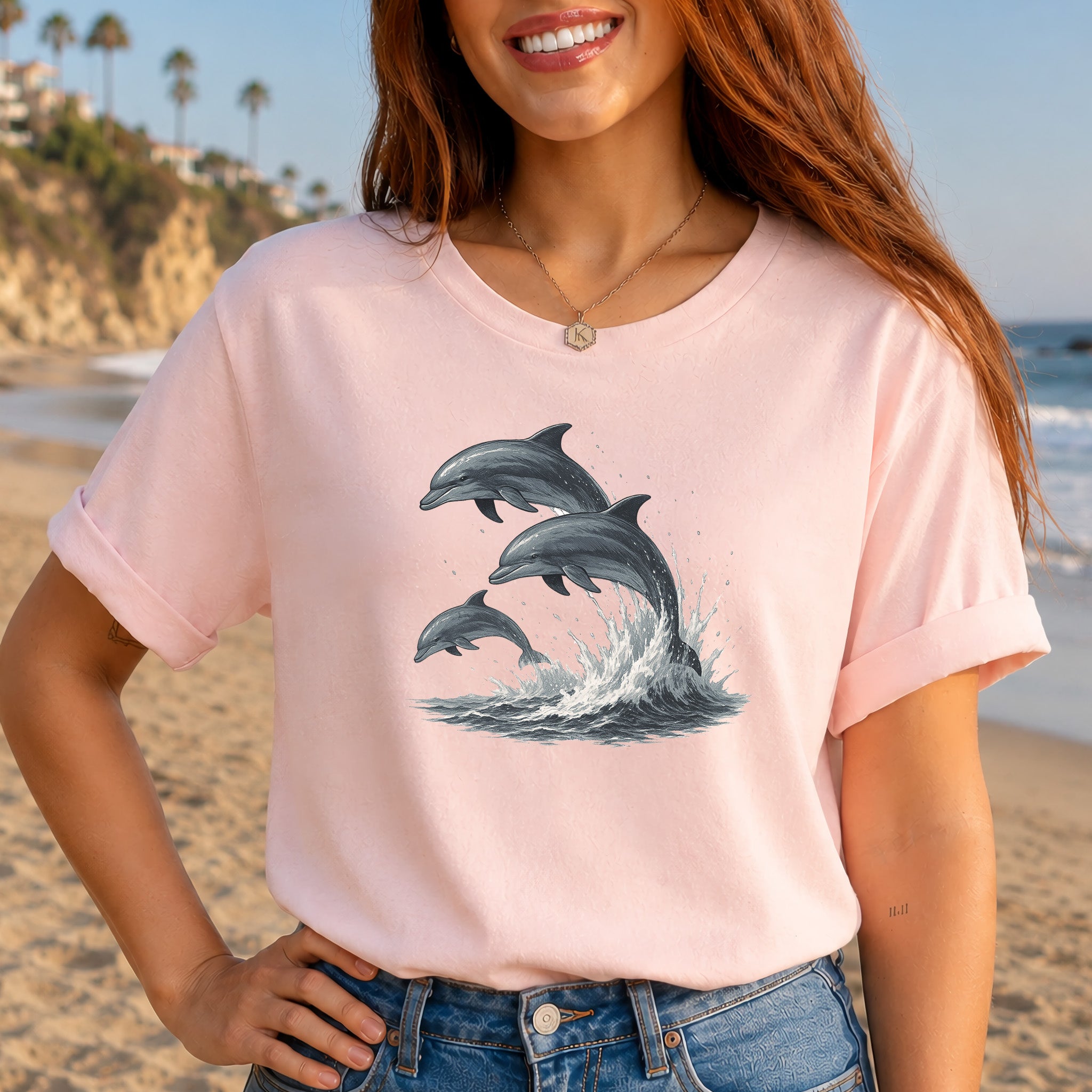 Jumping Dolphins T-Shirt – Spirit Animal of Joy and Ocean Freedom