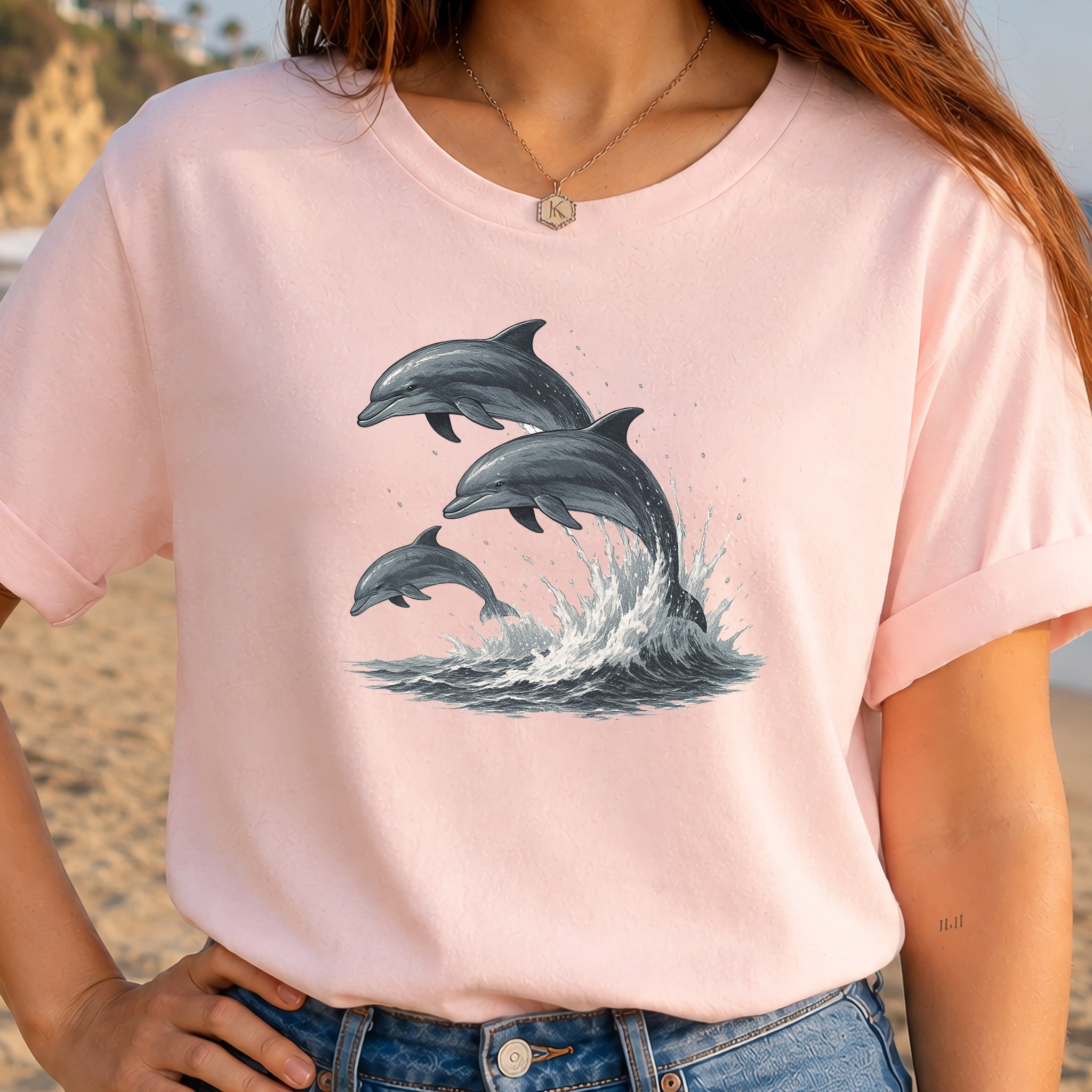 Jumping Dolphins T-Shirt – Spirit Animal of Joy and Ocean Freedom