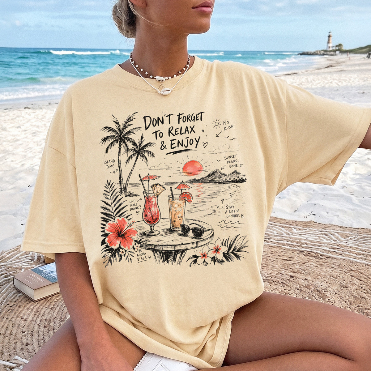 Don’t Forget to Relax & Enjoy Comfort Colors Shirt – Hawaii Vacation Tee