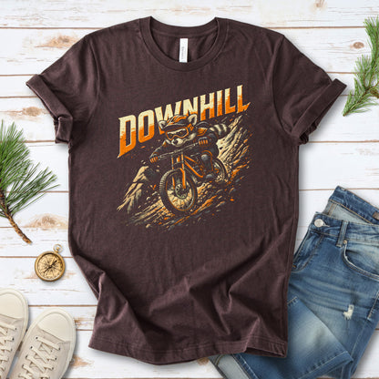 Downhill Raccoon Mountain Biking Adventure T-Shirt