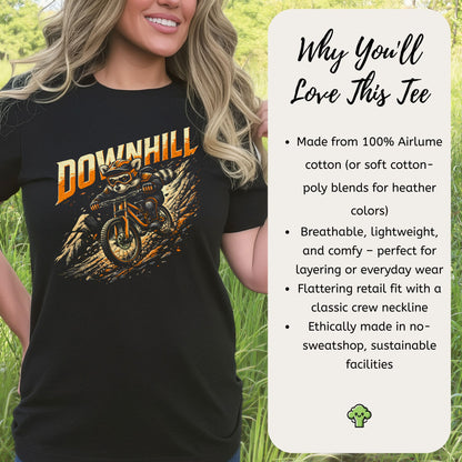 Downhill Raccoon Mountain Biking Adventure T-Shirt