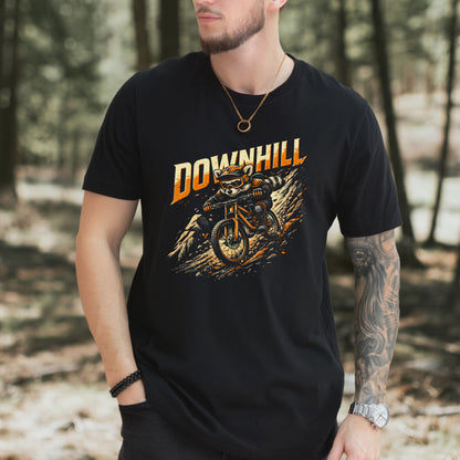 Downhill Raccoon Mountain Biking Adventure T-Shirt