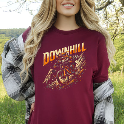 Downhill Raccoon Mountain Biking Adventure T-Shirt