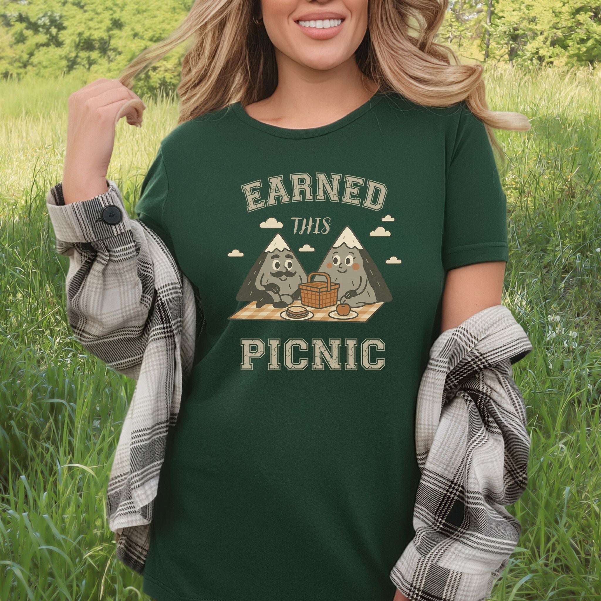Earned This Picnic Mountain Adventure T-Shirt
