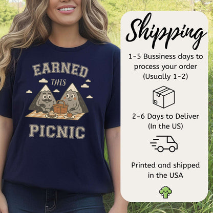 Earned This Picnic Mountain Adventure T-Shirt