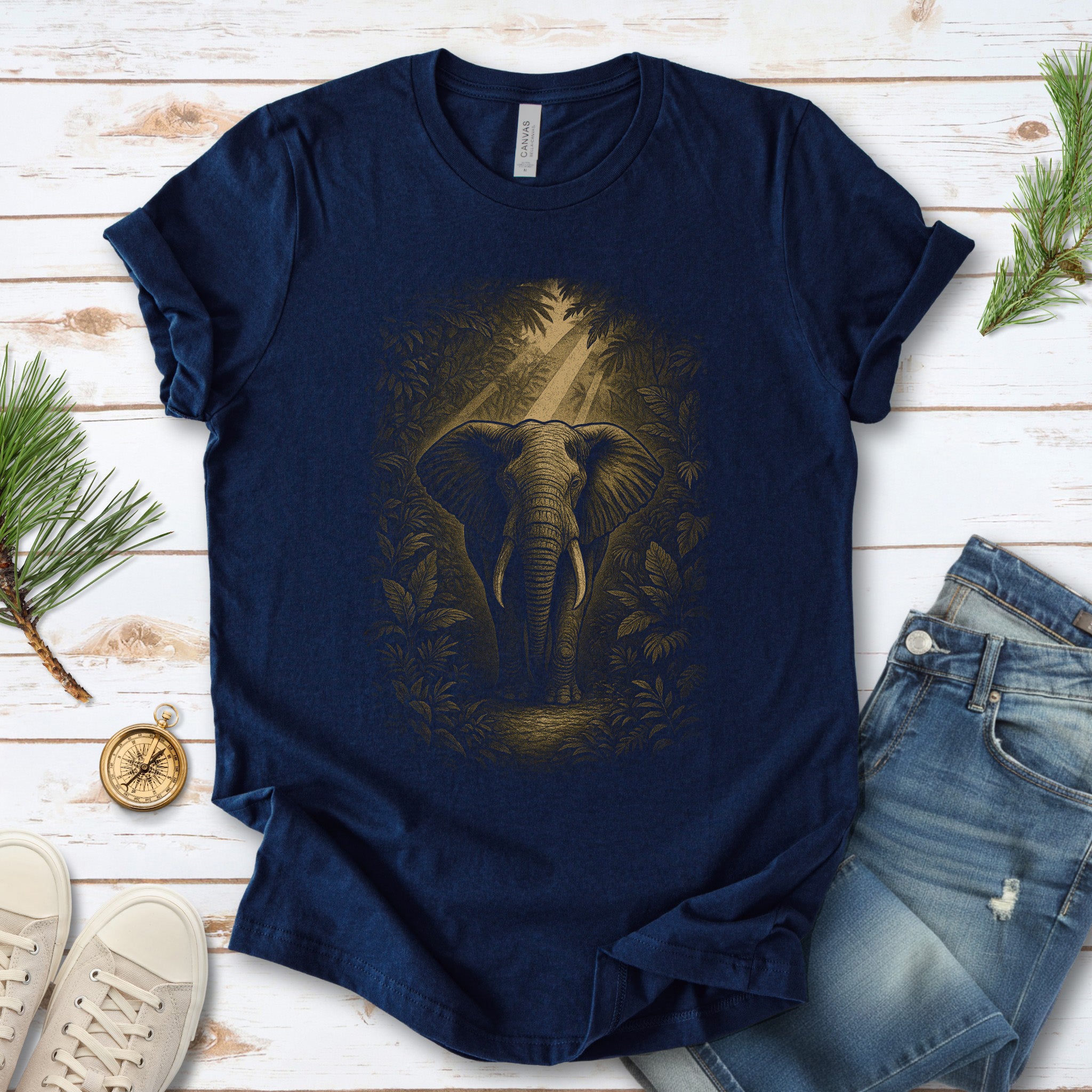 Elephant Spirit Animal T-Shirt – Jungle Majesty & Safari Soul