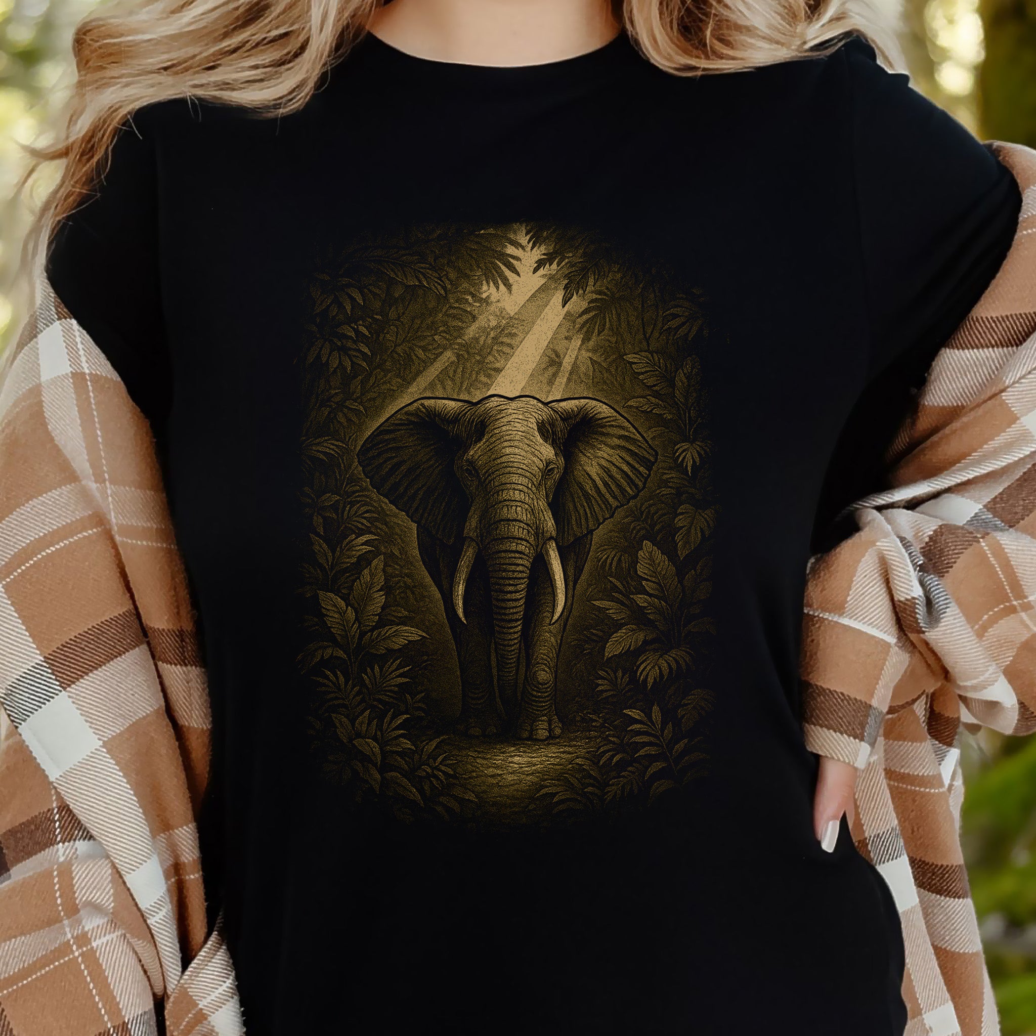 Elephant Spirit Animal T-Shirt – Jungle Majesty & Safari Soul
