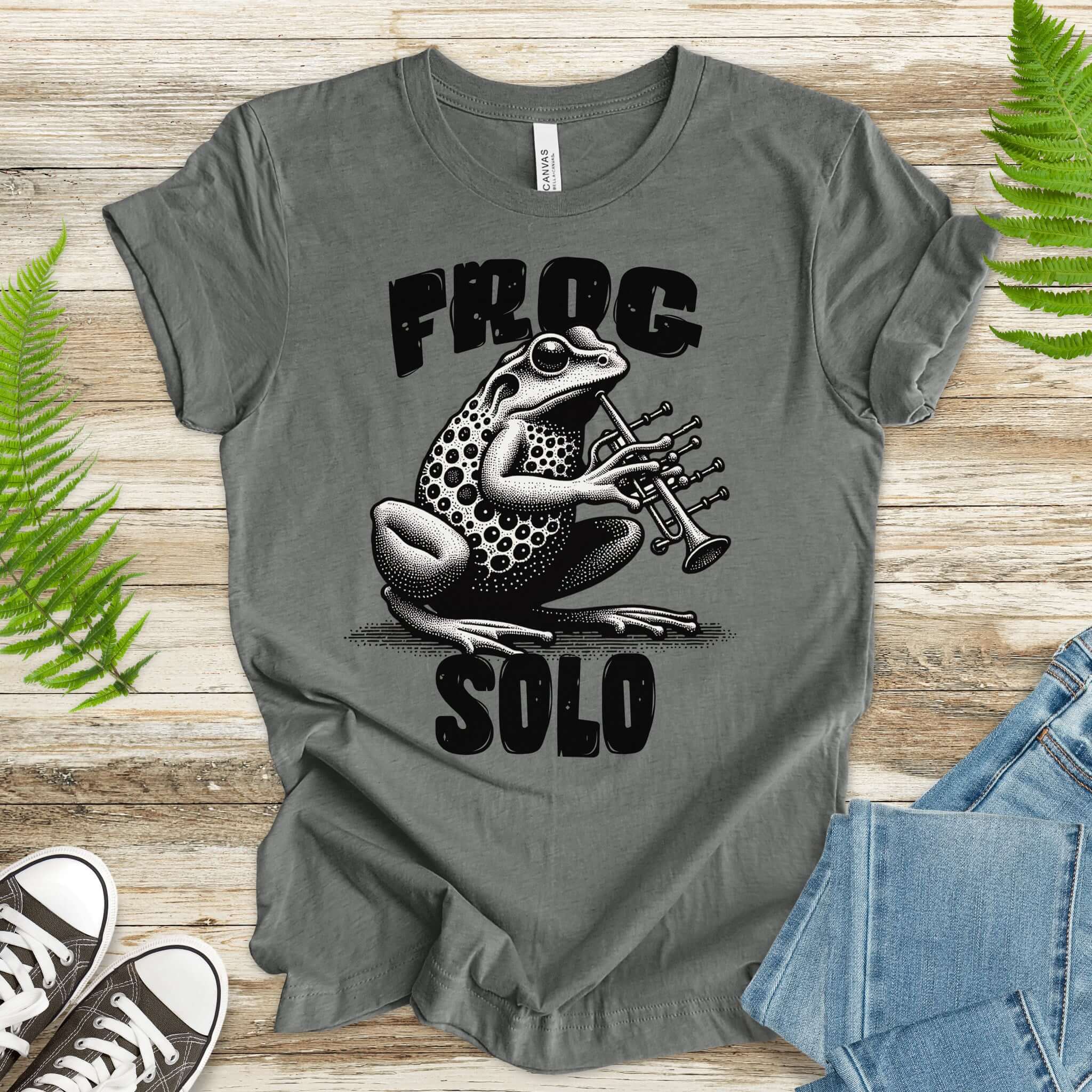 Frog Solo Trumpet T-Shirt