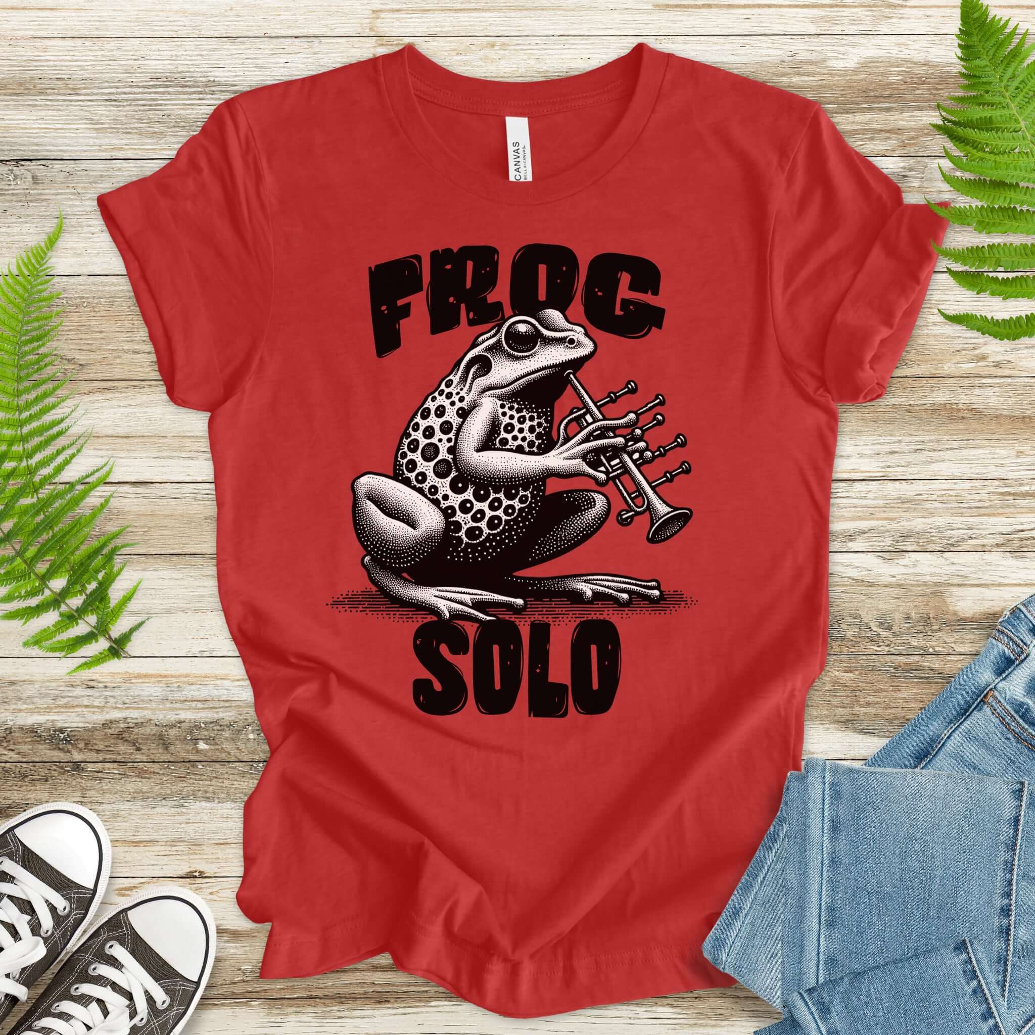 Frog Solo Trumpet T-Shirt