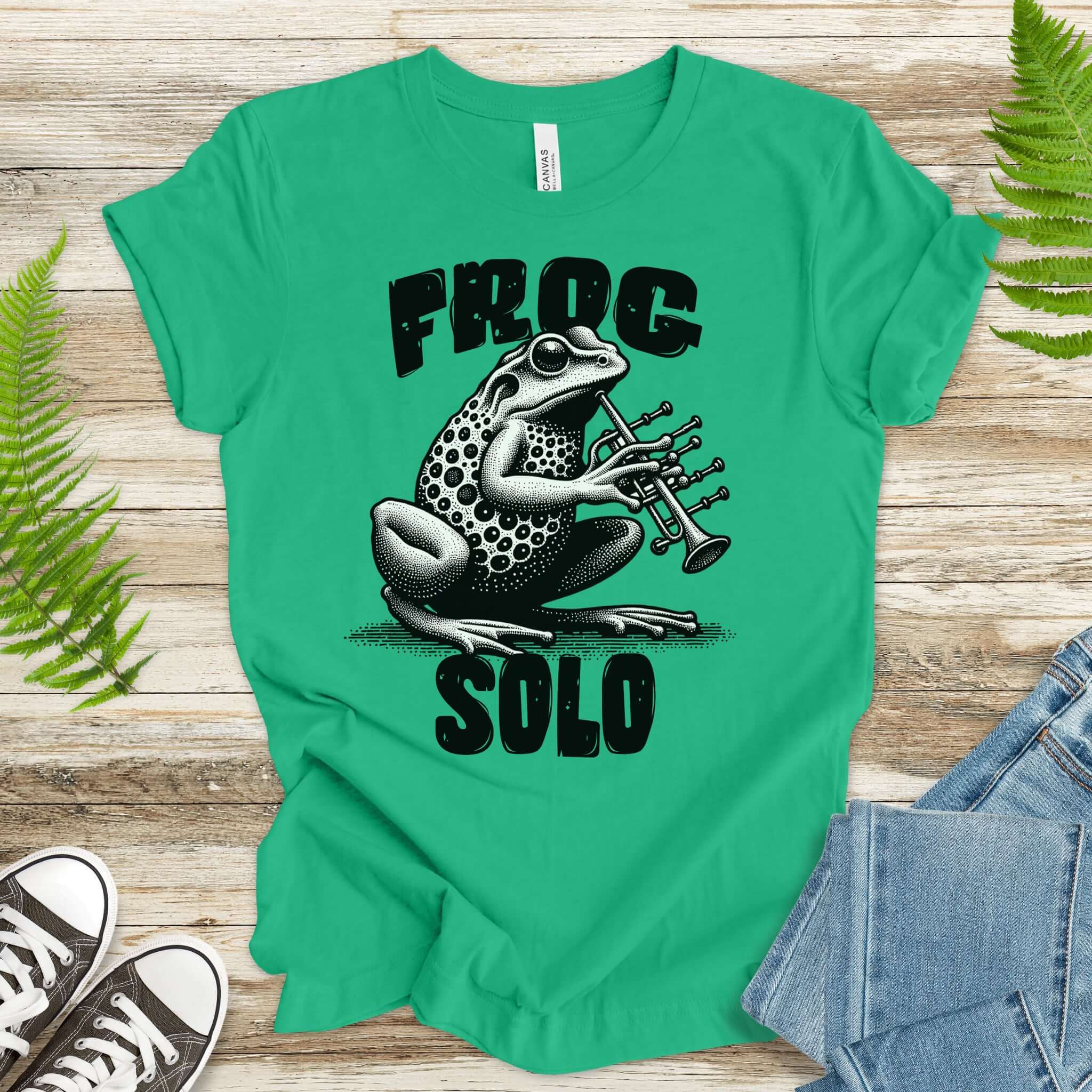 Frog Solo Trumpet T-Shirt