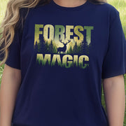 Forest Magic Mystic Deer Woodland Adventure T-Shirt