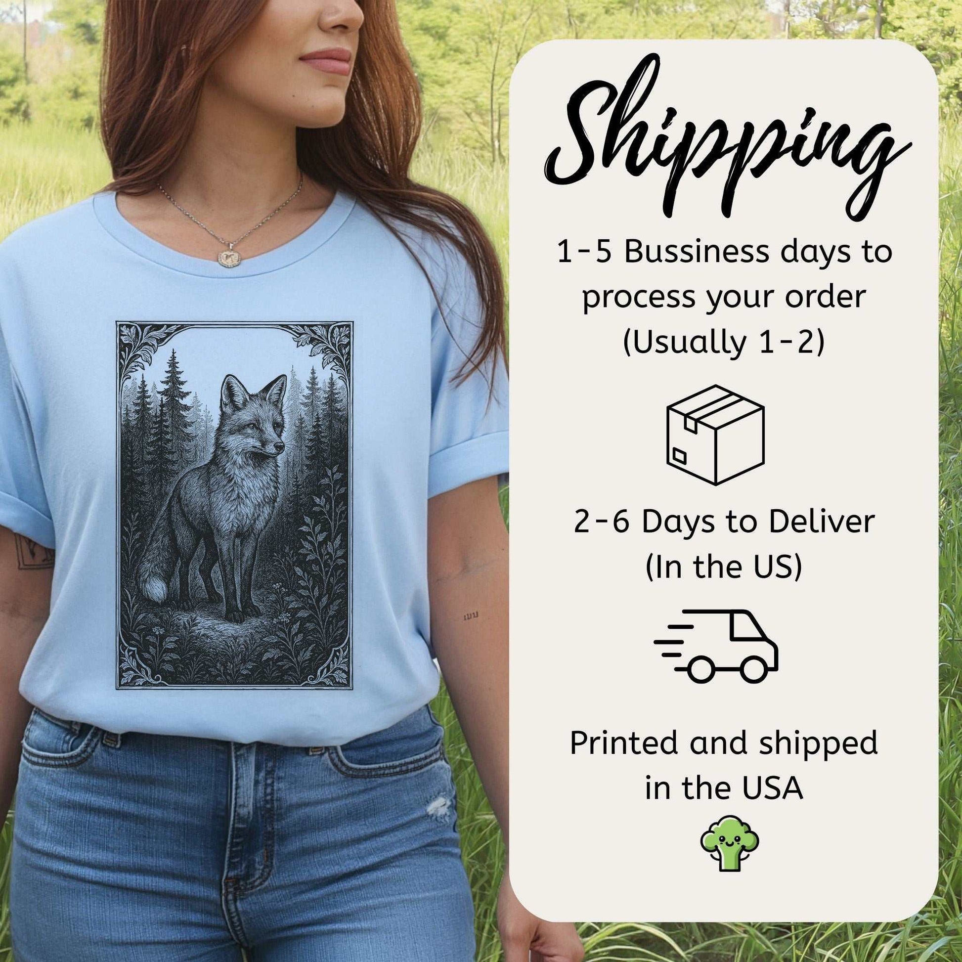 Forest Fox – Clever Spirit Guide T-Shirt