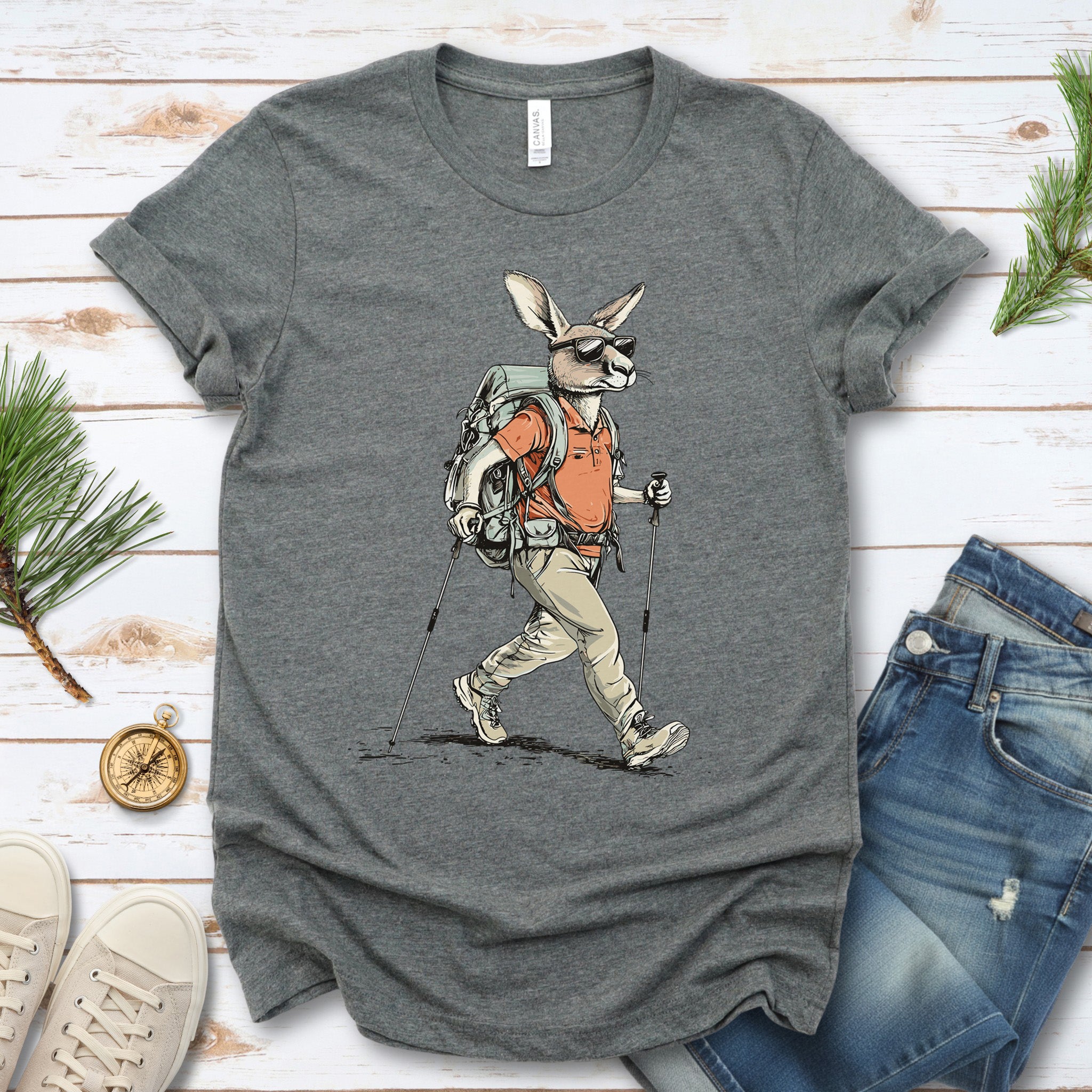 Hiking Kangaroo Adventure T-Shirt