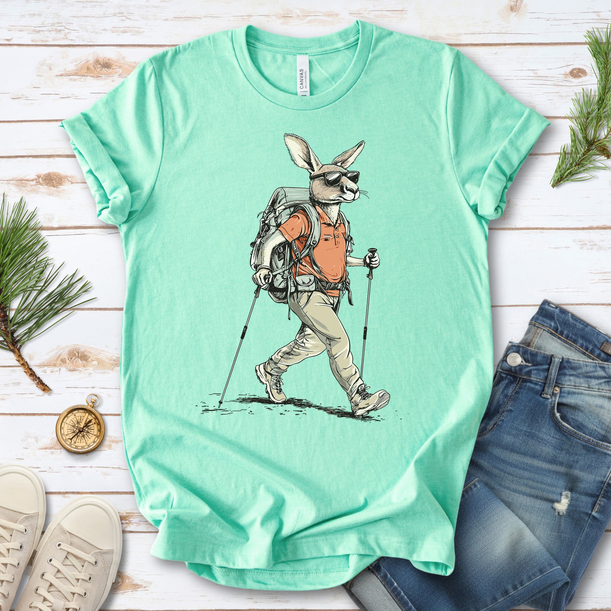 Hiking Kangaroo Adventure T-Shirt