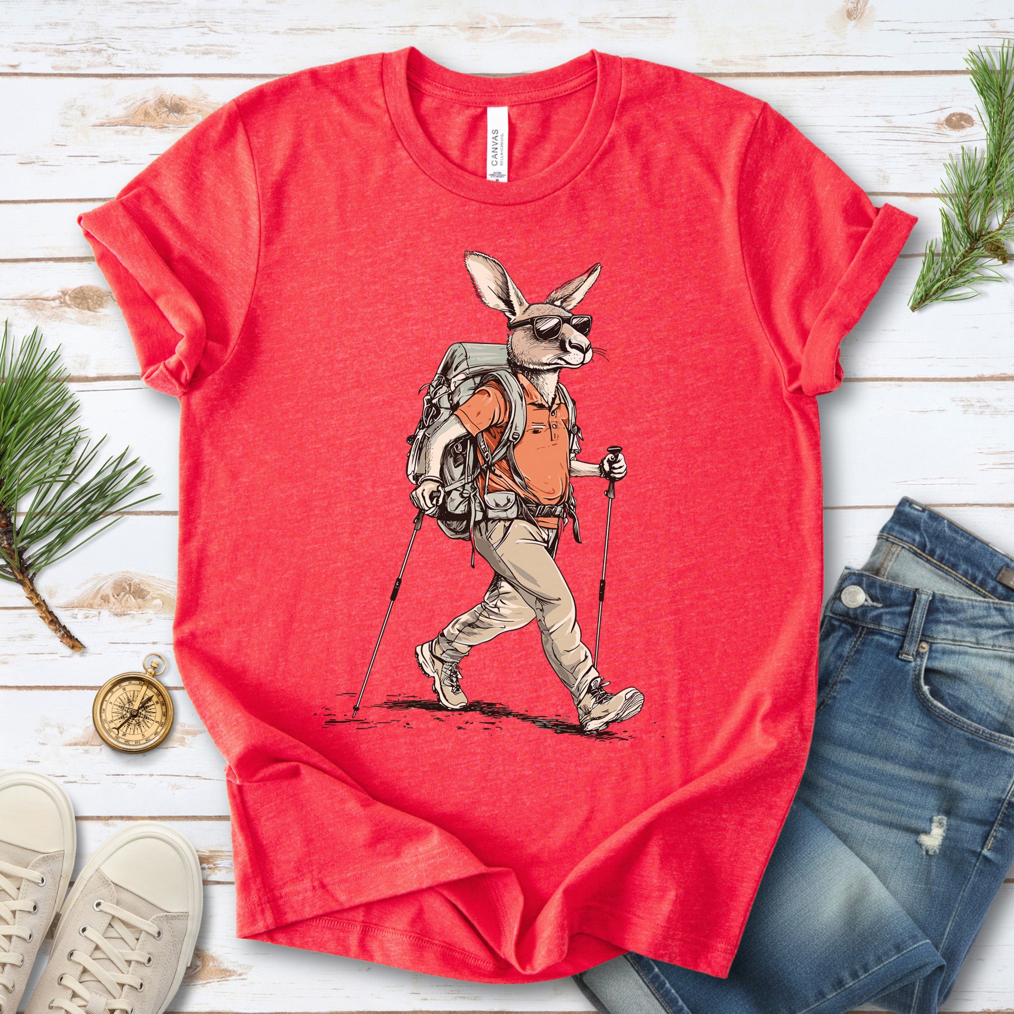 Hiking Kangaroo Adventure T-Shirt