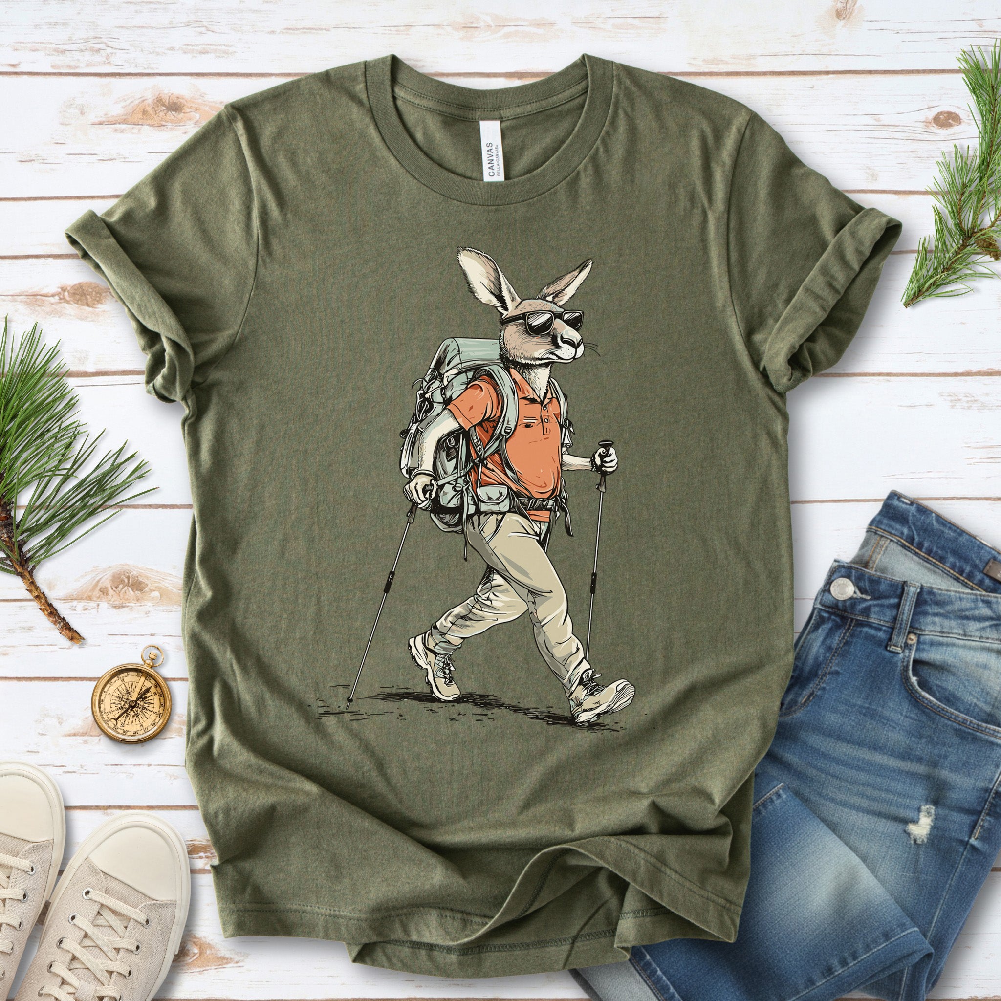 Hiking Kangaroo Adventure T-Shirt