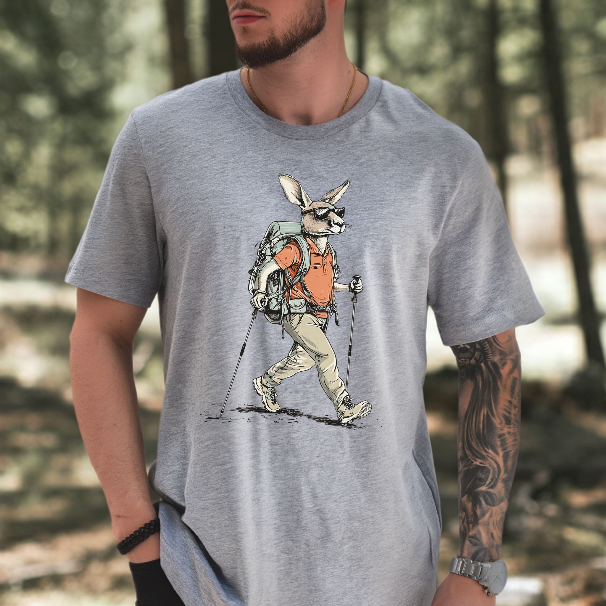 Hiking Kangaroo Adventure T-Shirt