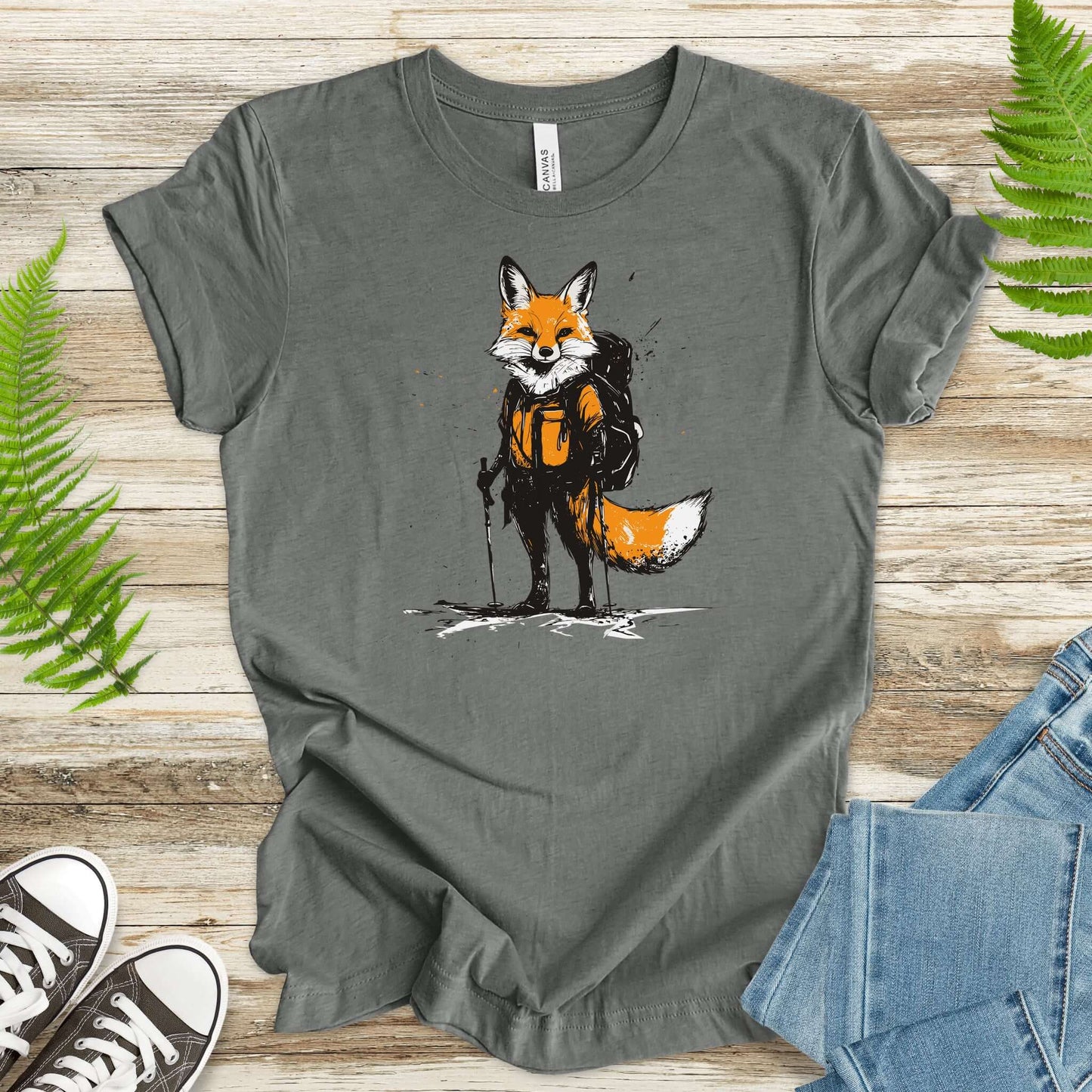 Fox Hiker Adventure T-Shirt