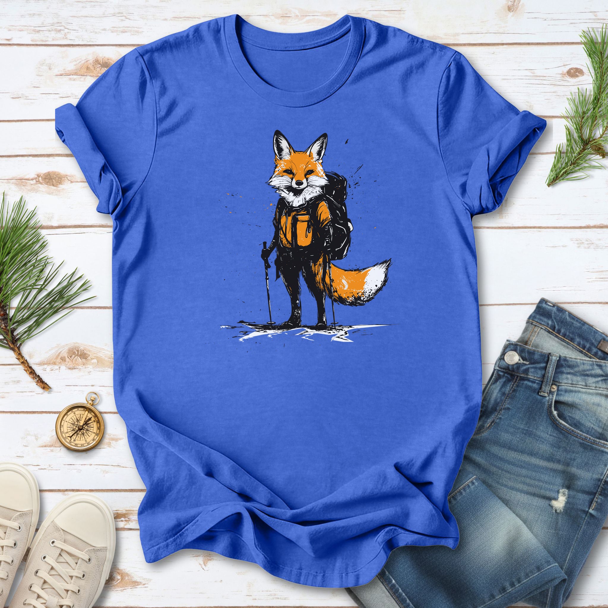 Fox Hiker Adventure T-Shirt