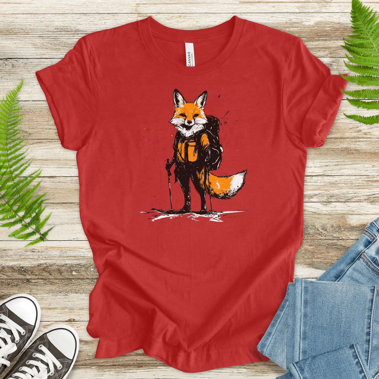 Fox Hiker Adventure T-Shirt
