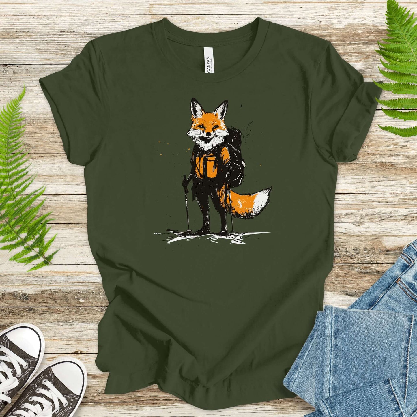 Fox Hiker Adventure T-Shirt