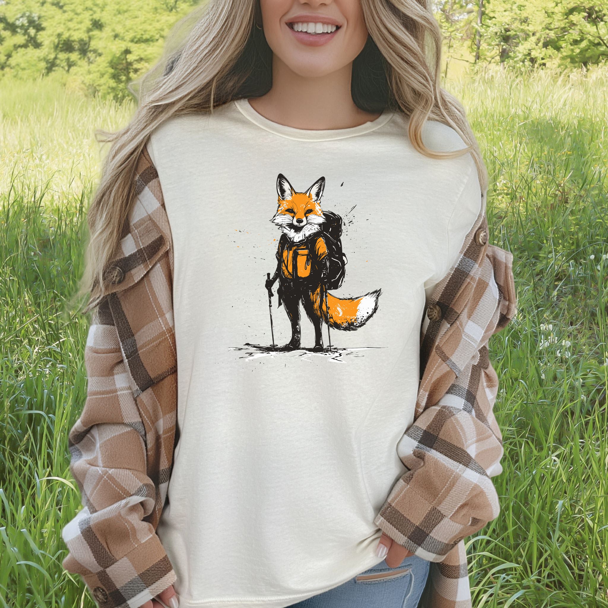 Fox Hiker Adventure T-Shirt