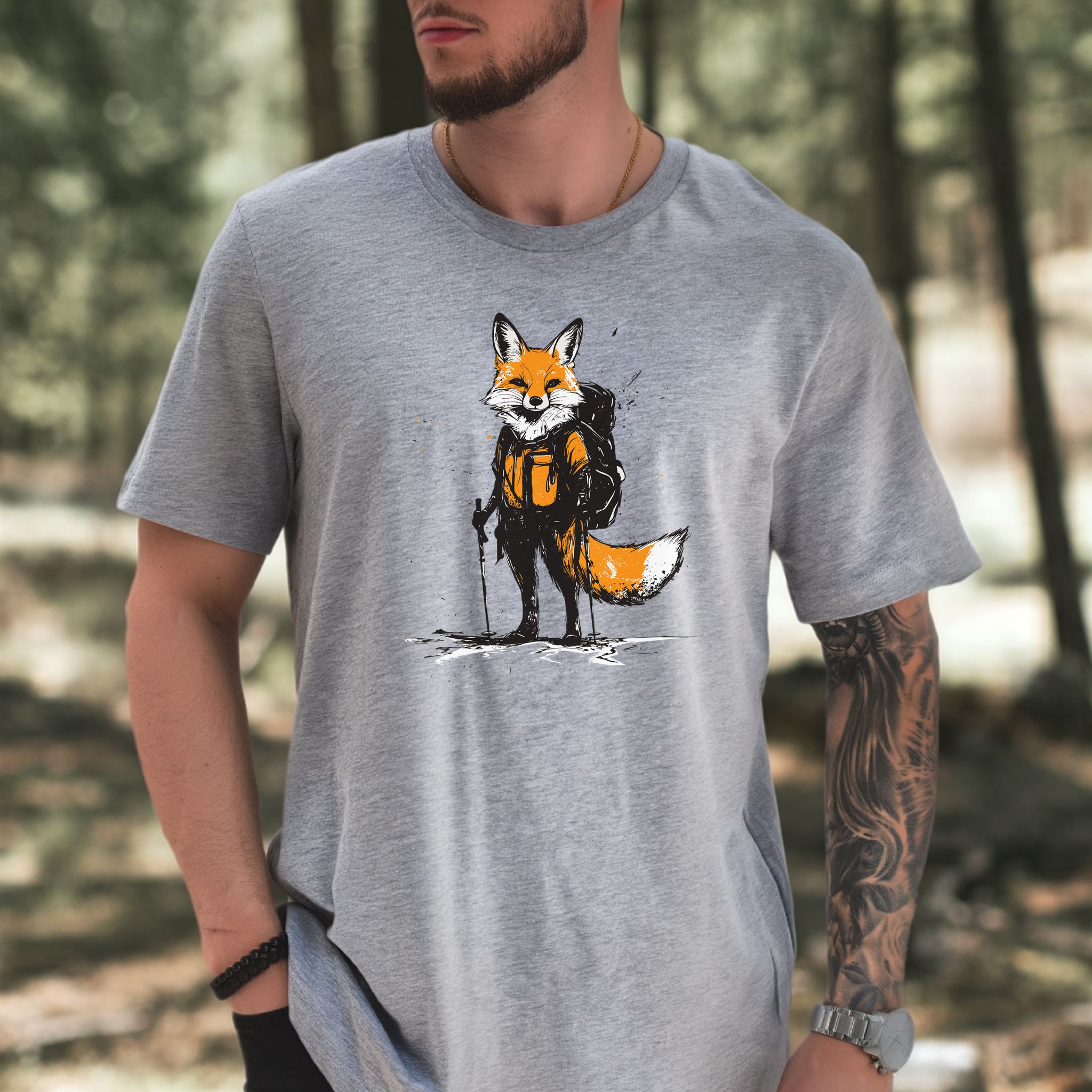 Fox Hiker Adventure T-Shirt