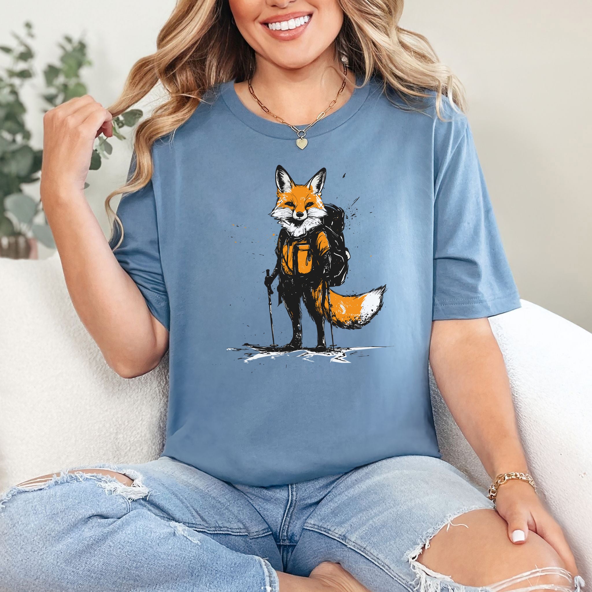 Fox Hiker Adventure T-Shirt