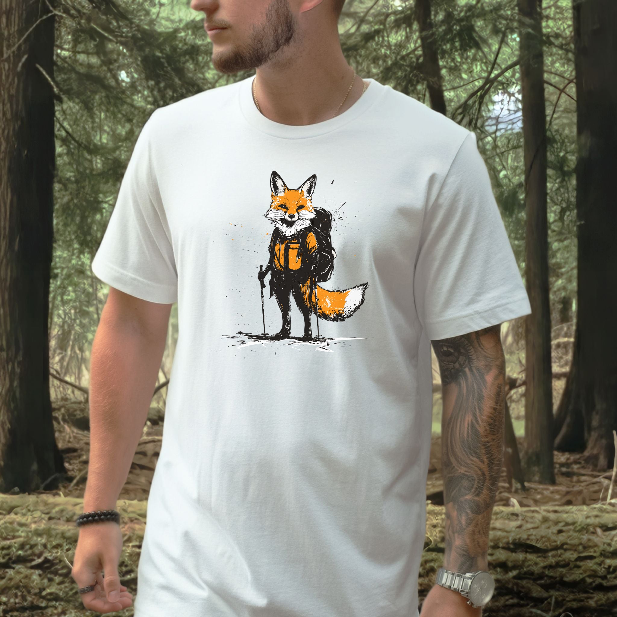 Fox Hiker Adventure T-Shirt