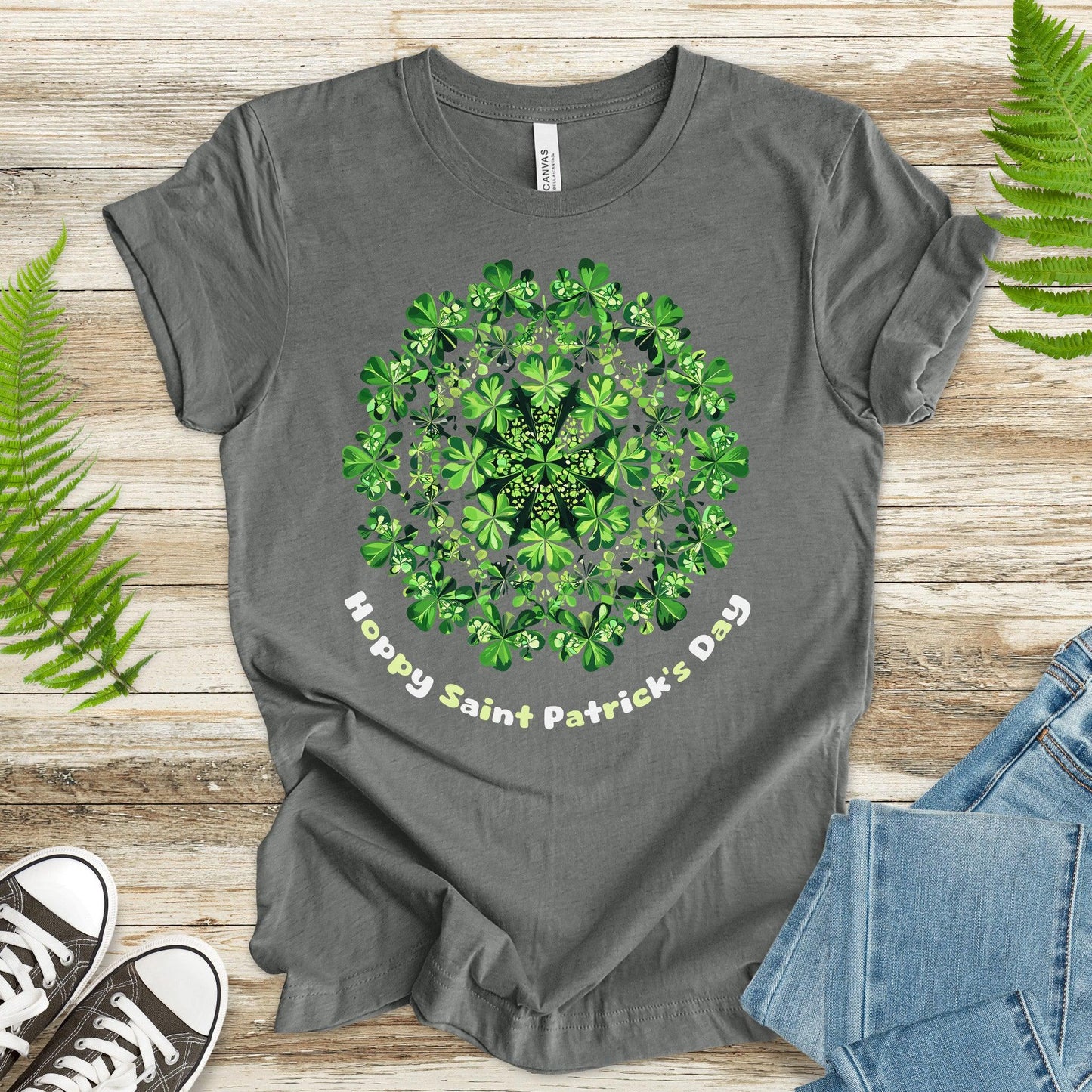 Shamrock Mandala: St. Paddy’s Luck & Harmony T-Shirt - TShirtree