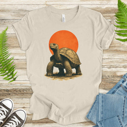 Vintage Tortoise Sun T-Shirt – Japanese Style Jungle Safari Tee