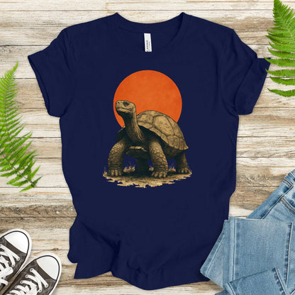 Vintage Tortoise Sun T-Shirt – Japanese Style Jungle Safari Tee