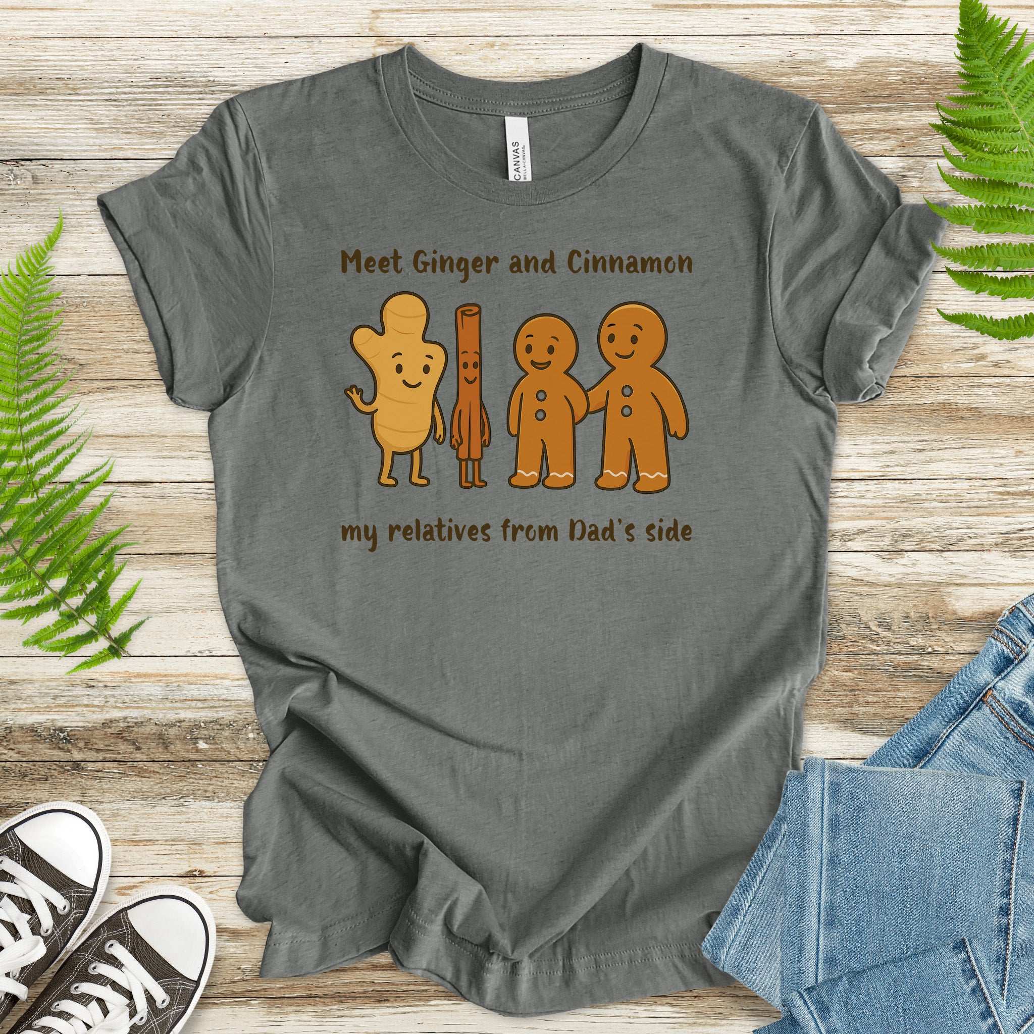 Ginger & Cinnamon Crew T-Shirt – Funny Baking Family Joke Tee