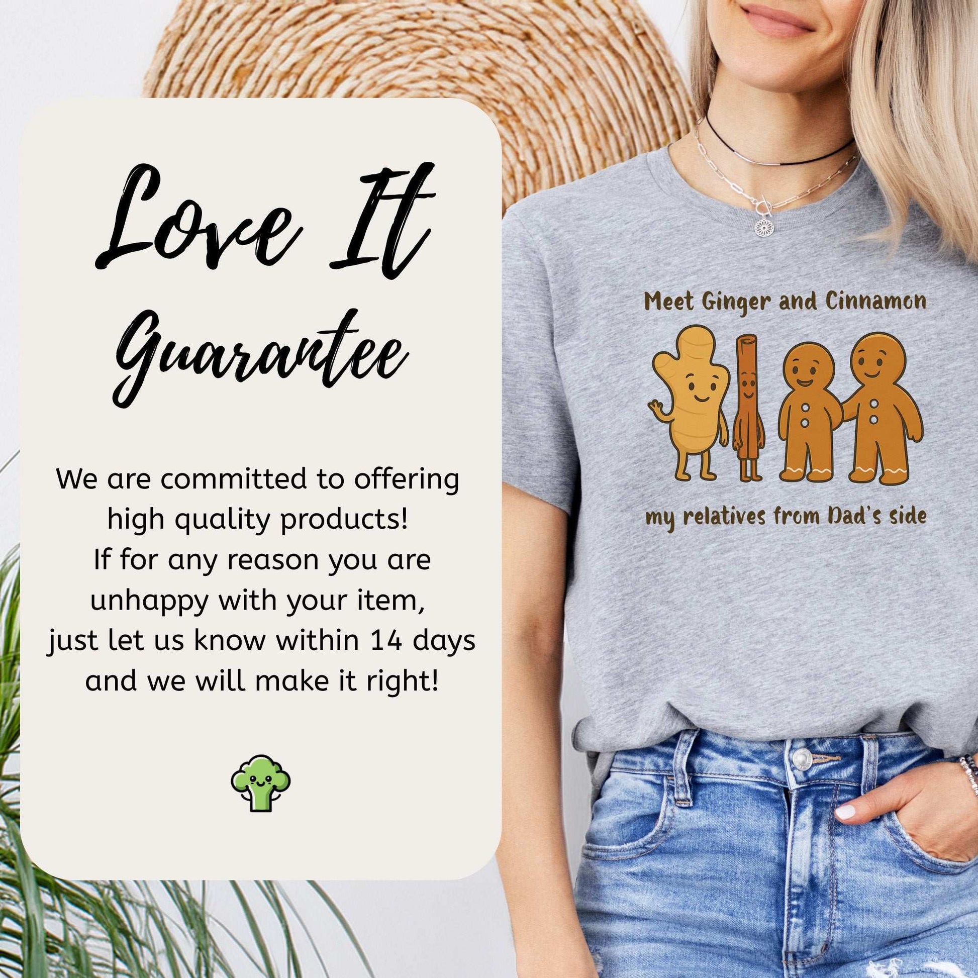 Ginger & Cinnamon Crew T-Shirt – Funny Baking Family Joke Tee