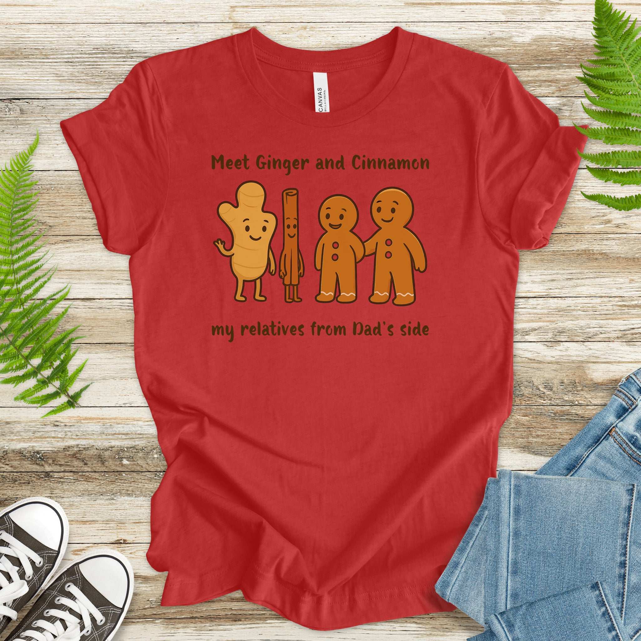 Ginger & Cinnamon Crew T-Shirt – Funny Baking Family Joke Tee