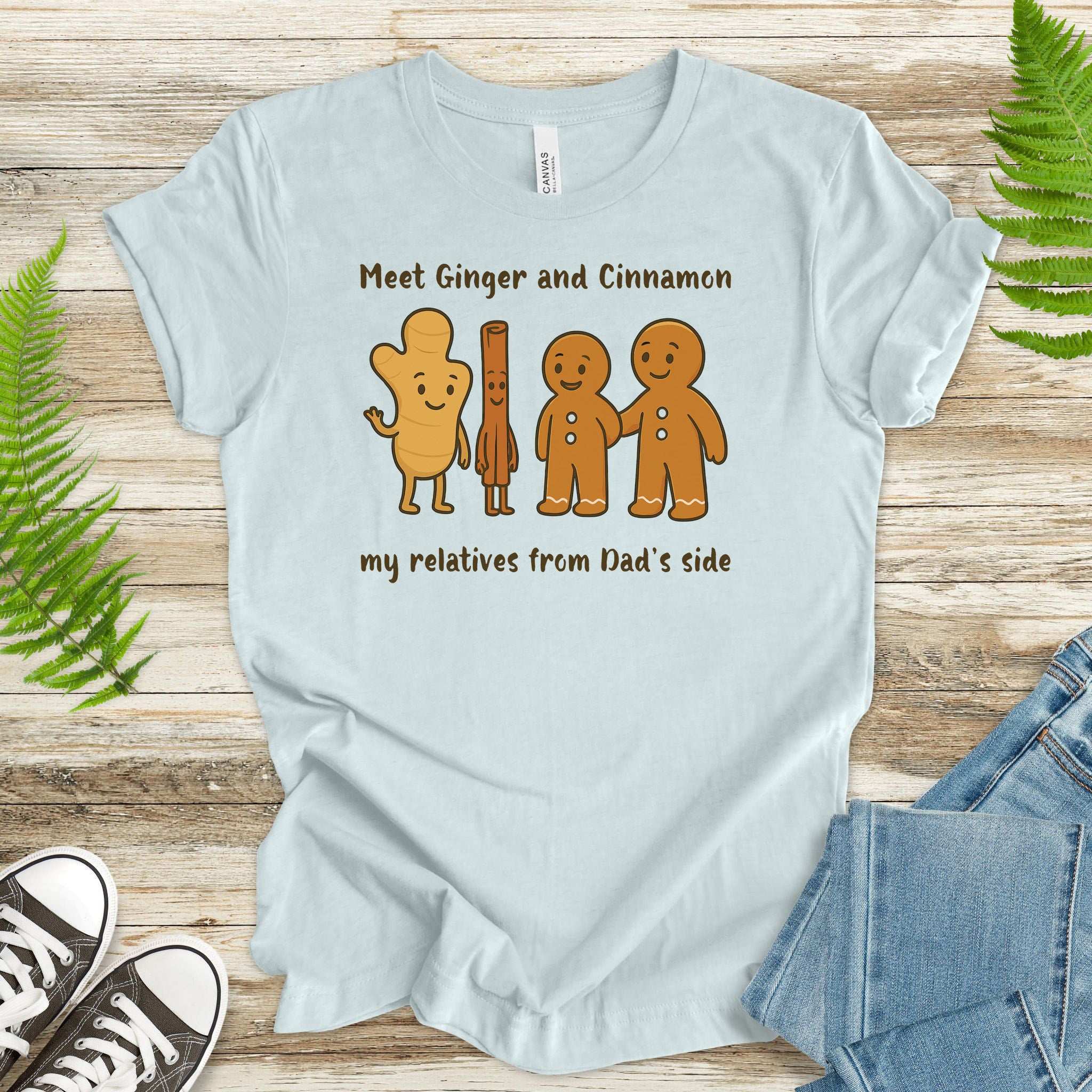Ginger & Cinnamon Crew T-Shirt – Funny Baking Family Joke Tee