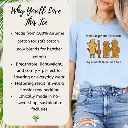 Ginger & Cinnamon Crew T-Shirt – Funny Baking Family Joke Tee