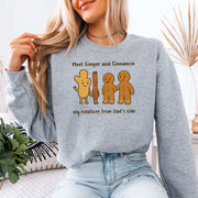 Ginger & Cinnamon Crew Sweatshirt – Funny Spicy Family Holiday Joke