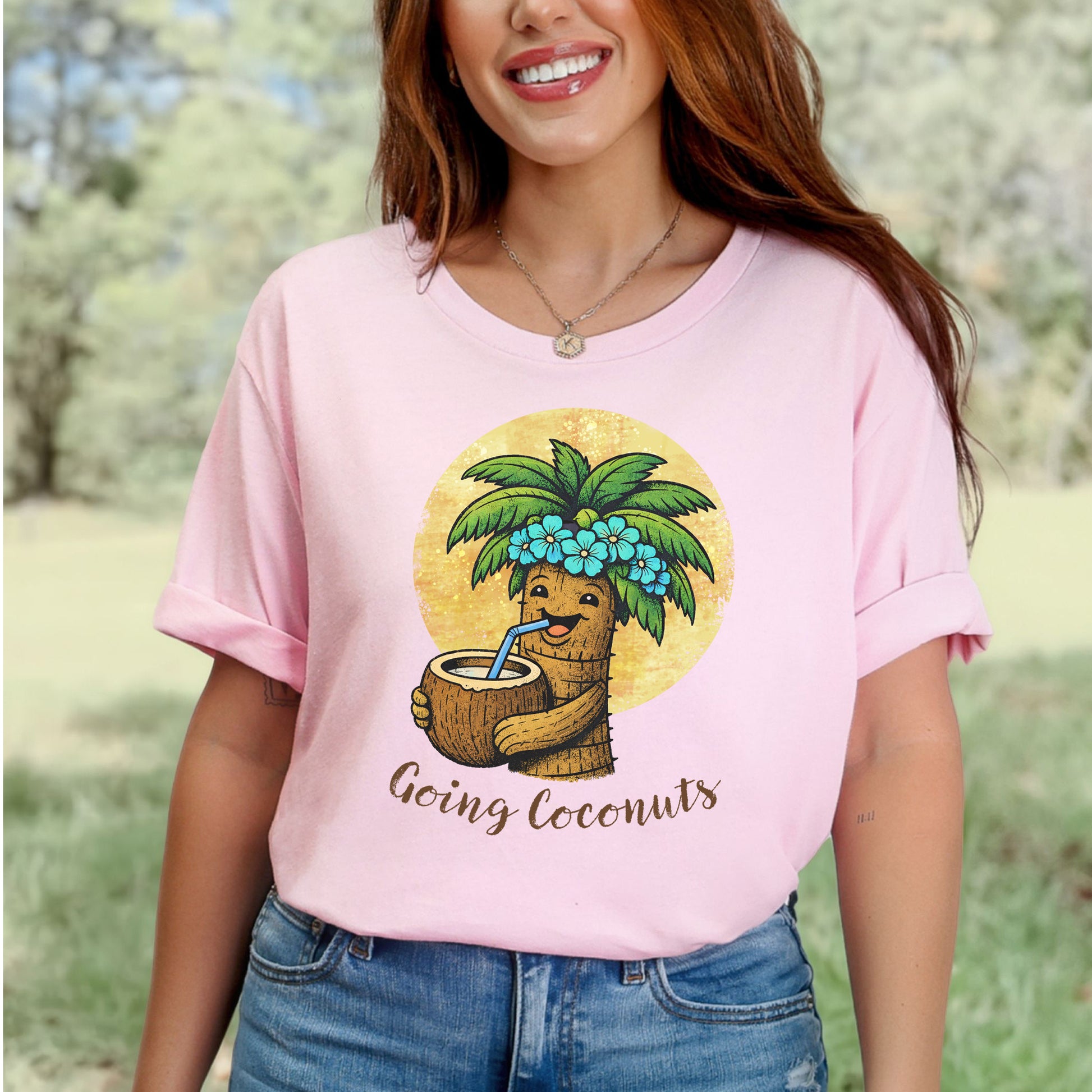 Going Coconuts Tropical Coconut T-Shirt – Funny Beach Vibes
