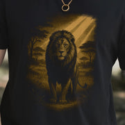 Lion Spirit Animal T-Shirt – Golden Savannah King Vibes