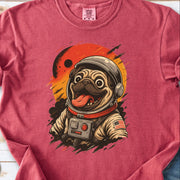 Pugstronaut Space Comfort Colors Shirt