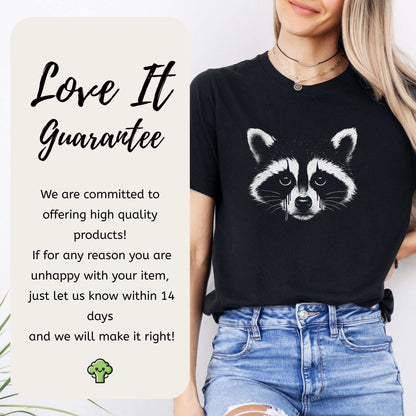 Gothcoon Raccoon T-Shirt – Vintage Grunge Forest Spirit Tee