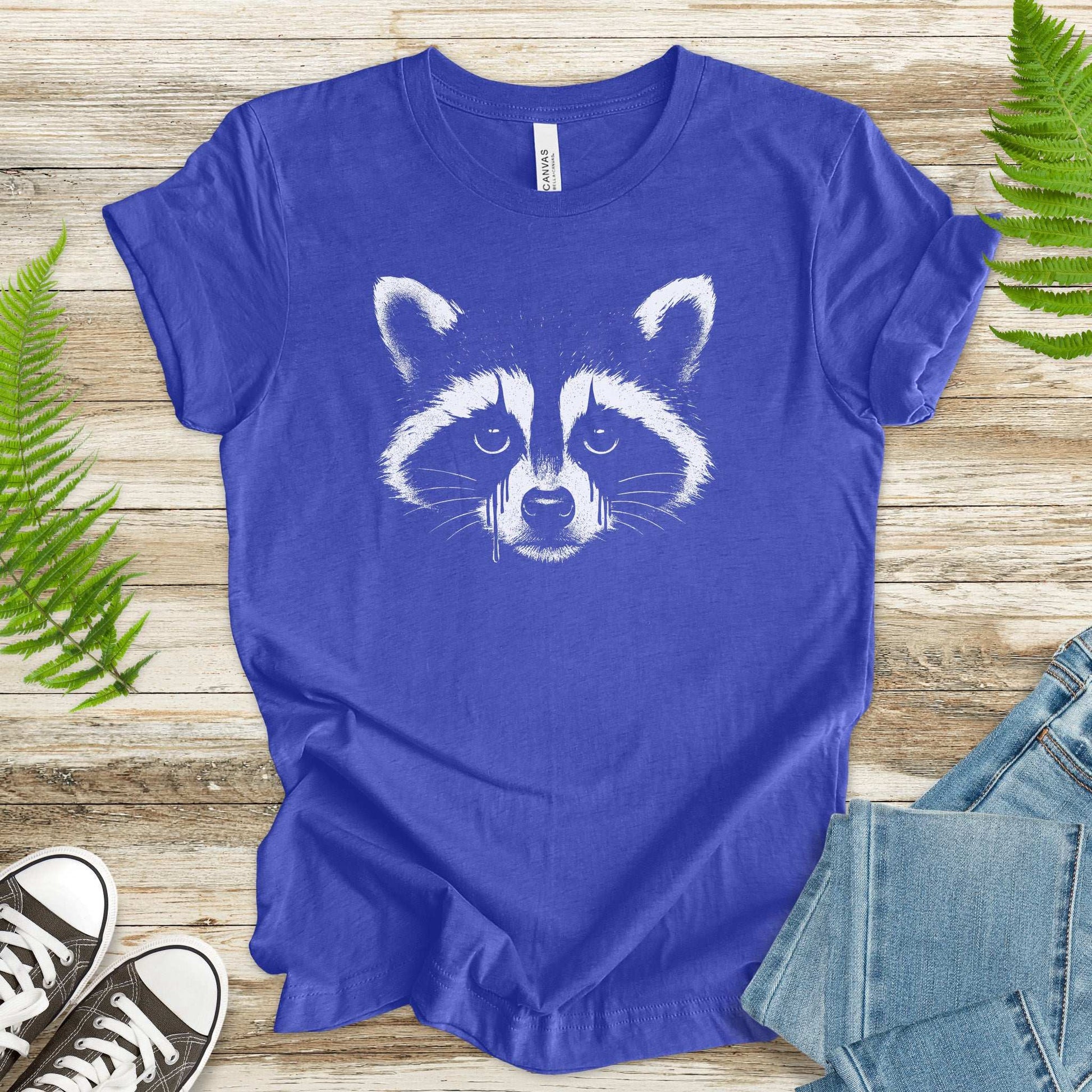 Gothcoon Raccoon T-Shirt – Vintage Grunge Forest Spirit Tee