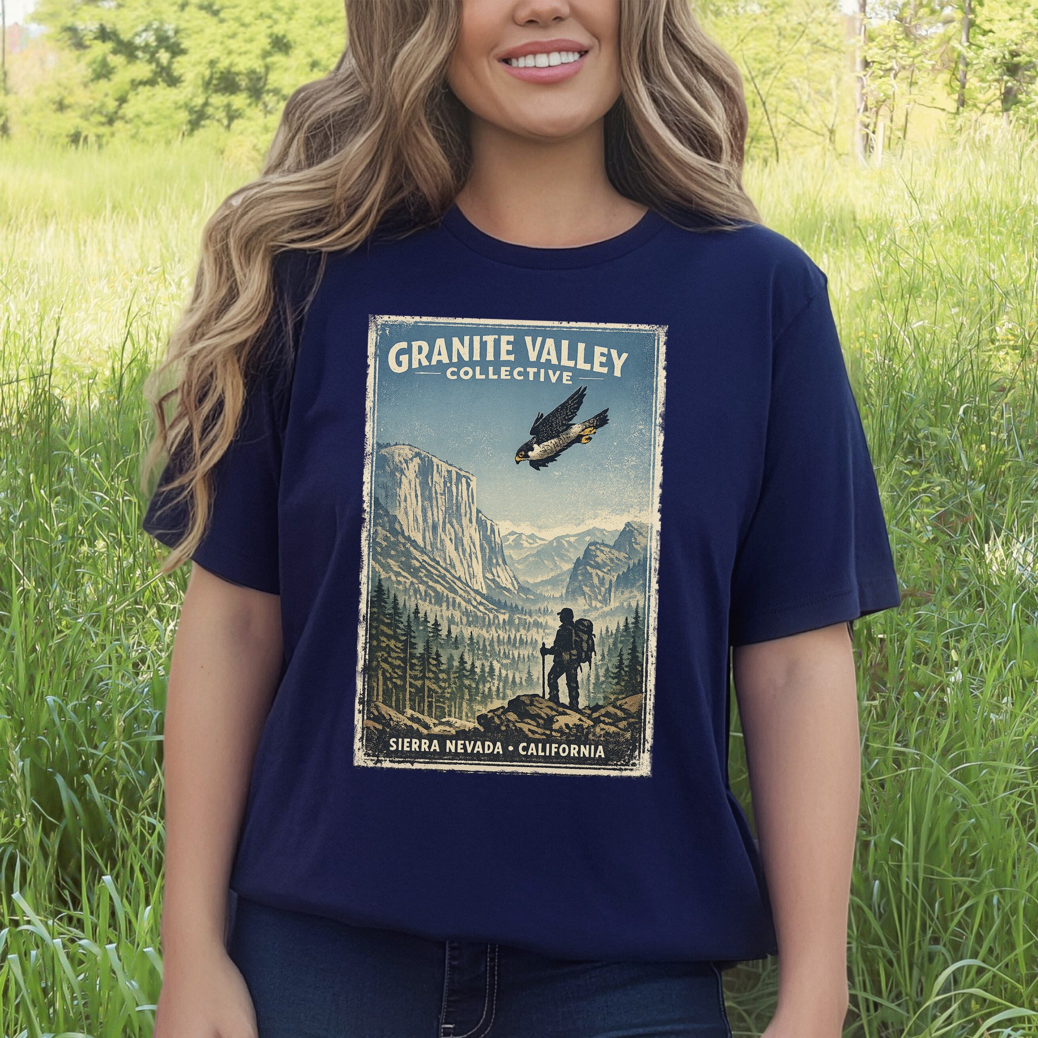 Sierra Nevada Hiker Shirt – Granite Valley California T-Shirt