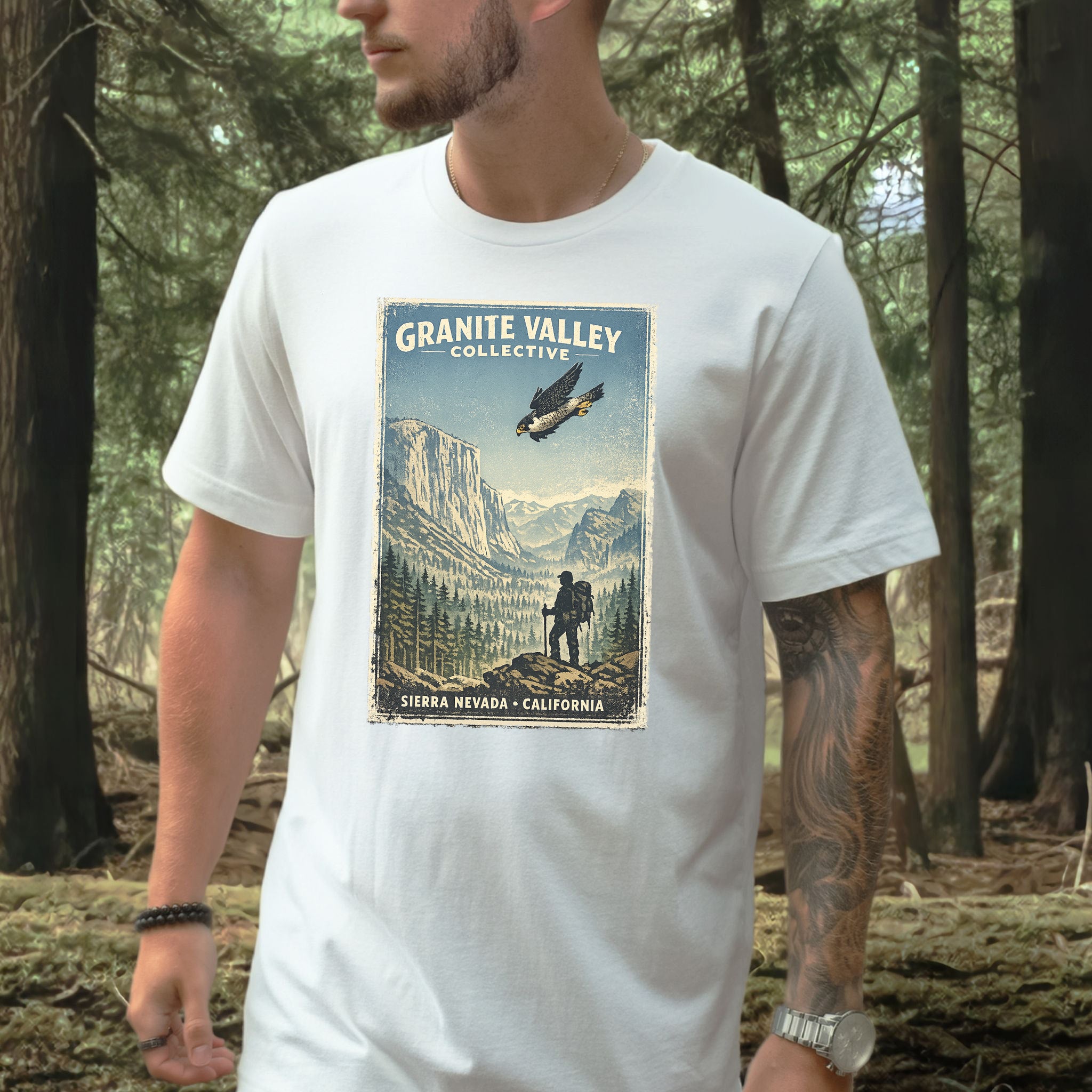 Sierra Nevada Hiker Shirt – Granite Valley California T-Shirt