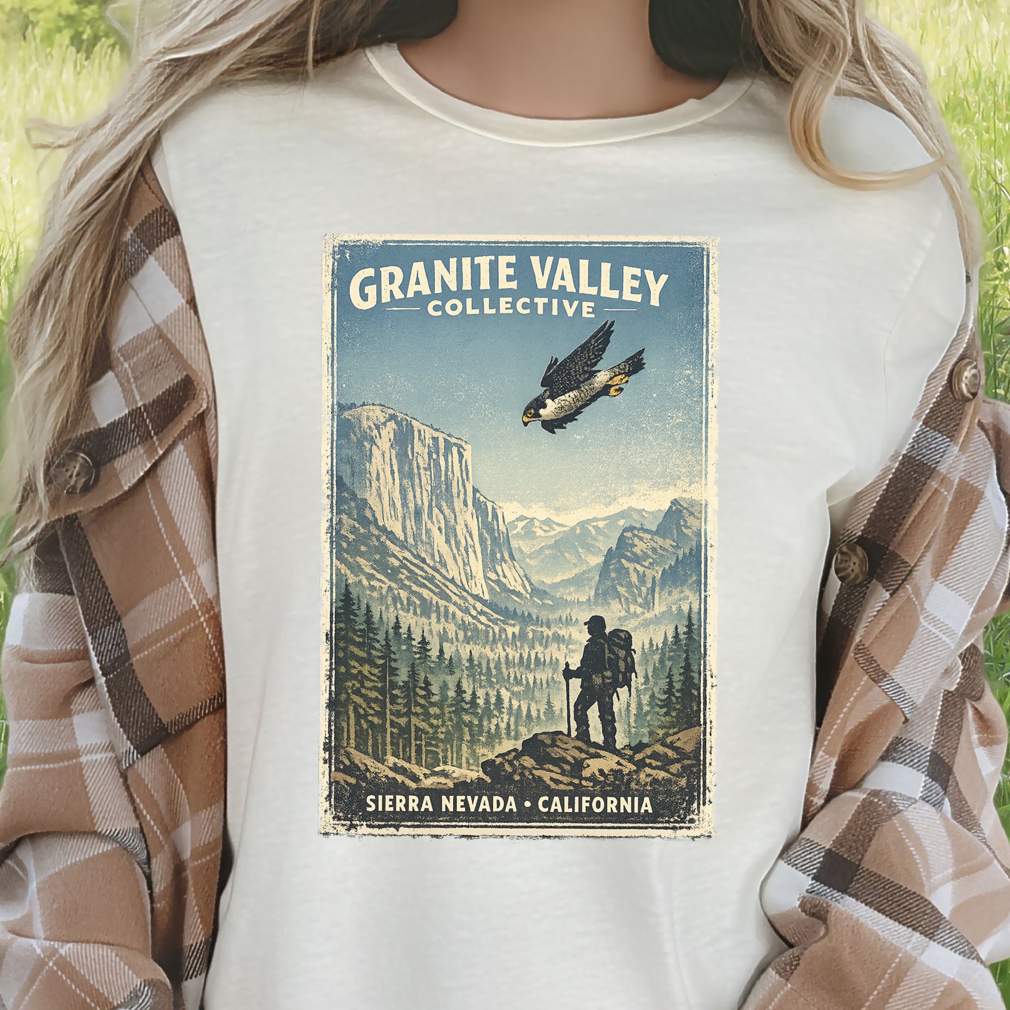 Sierra Nevada Hiker Shirt – Granite Valley California T-Shirt