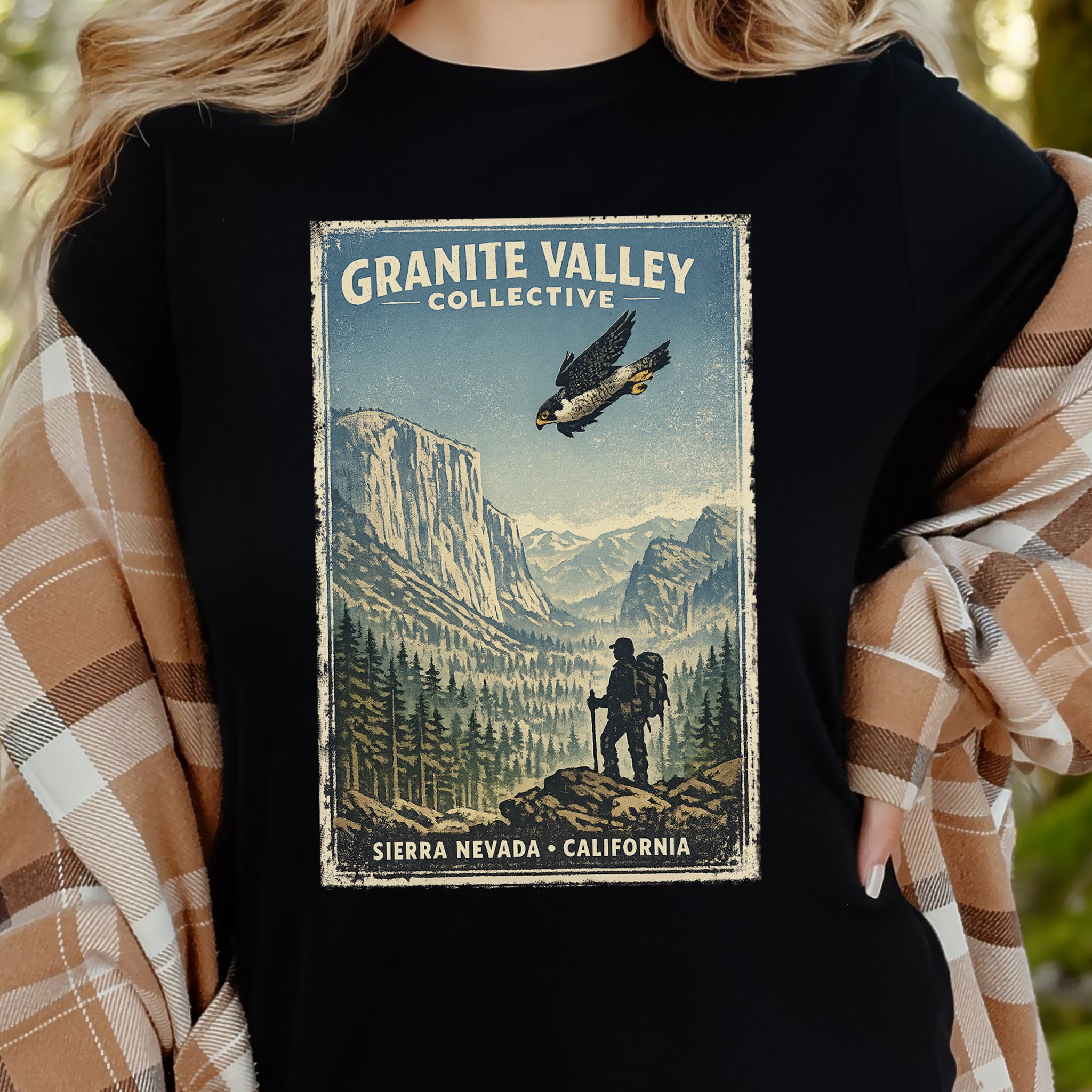 Sierra Nevada Hiker Shirt – Granite Valley California T-Shirt