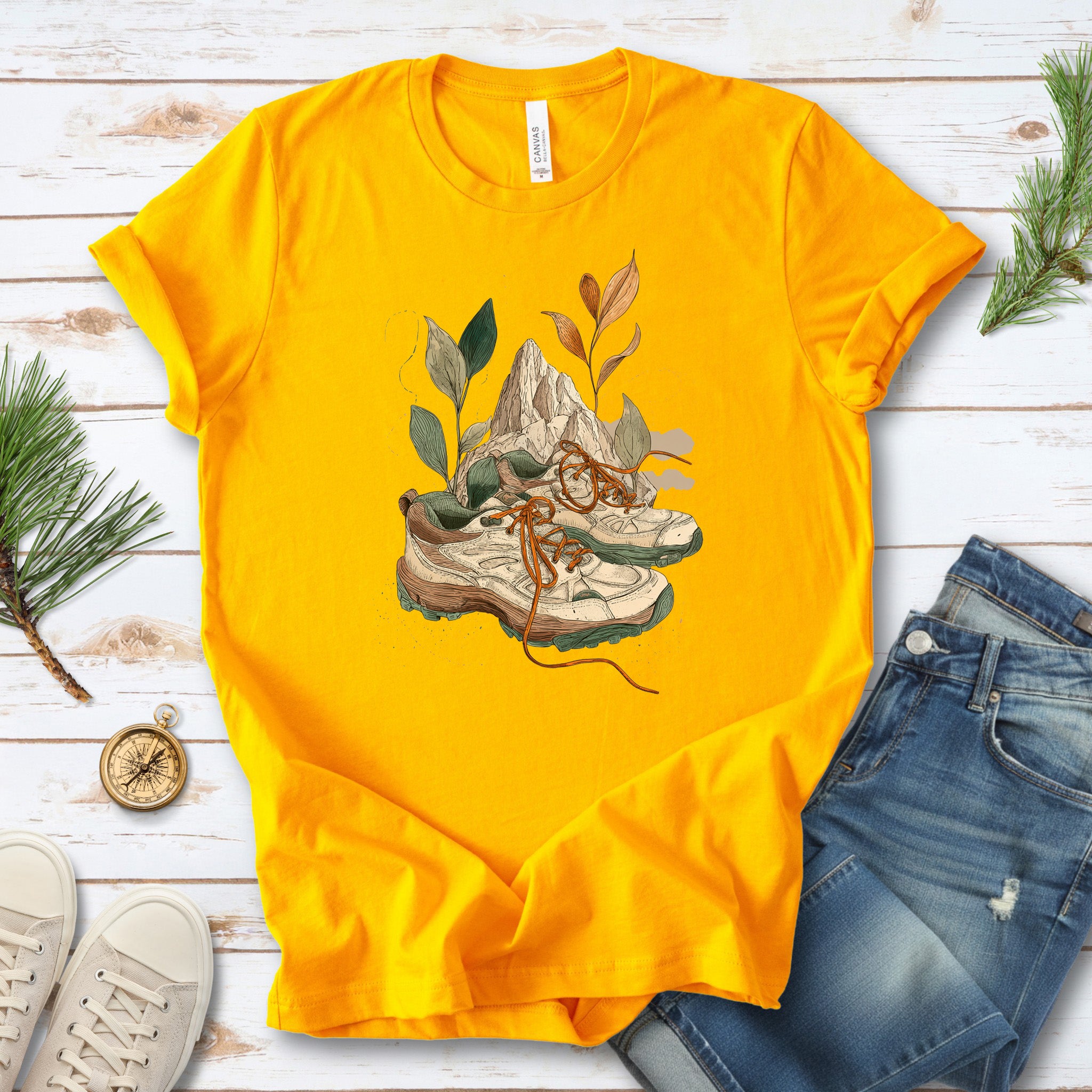 Grounded Miles T-Shirt – Botanical Hiking Boots & Mountain Wanderer Tee