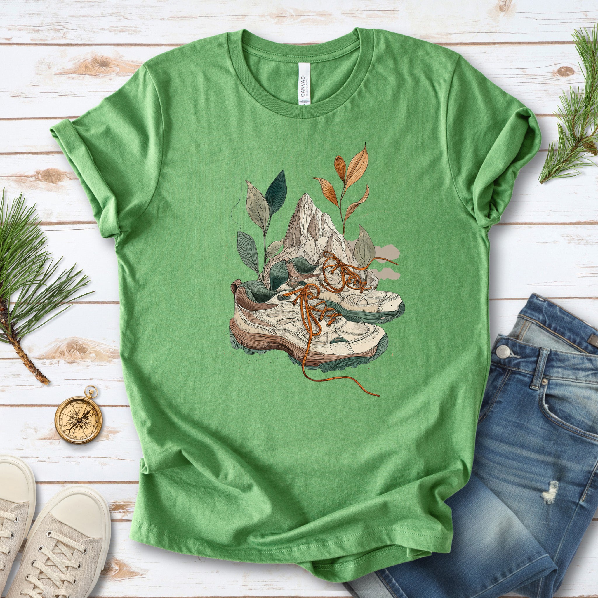 Grounded Miles T-Shirt – Botanical Hiking Boots & Mountain Wanderer Tee
