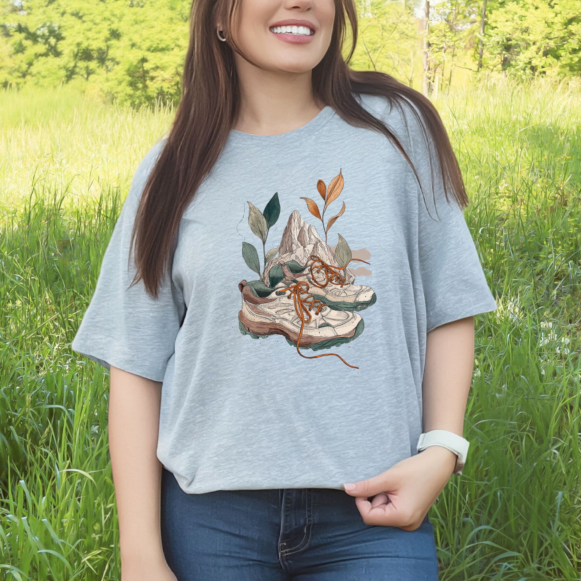 Grounded Miles T-Shirt – Botanical Hiking Boots & Mountain Wanderer Tee